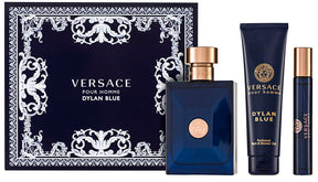 Versace Dylan Blue Pour Homme Eau de Toilette Set 100 ml + 10 ml + 150 Duschgel