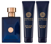 Versace Dylan Blue Pour Homme Eau de Toilette Set 50 ml + 50 ml Duschgel + 50 ml Aftershave Balm