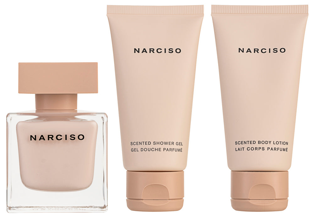 Narciso Rodriguez Narciso Poudrée Eau de Parfum  Set 50 ml + 50 ml Körperlotion + 50 ml Duschgel