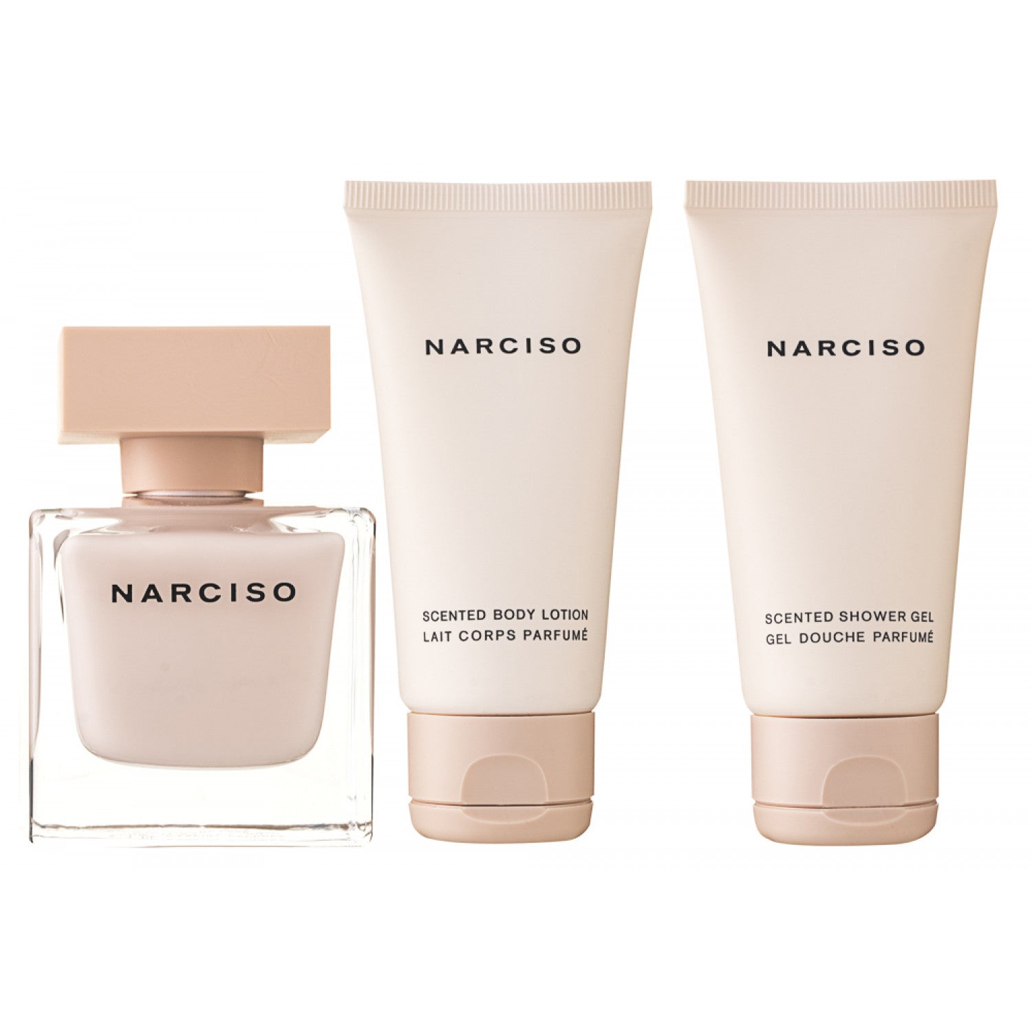 Narciso Rodriguez Narciso Poudrée Eau de Parfum  Set 50 ml + 75 ml Körperlotion + 75 ml Duschgel