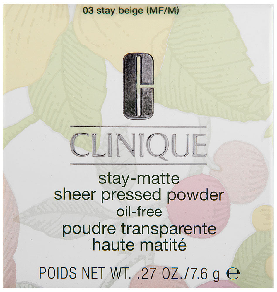 Clinique Stay-Matte Sheer Powder 8 ml / 03 Stay Beige