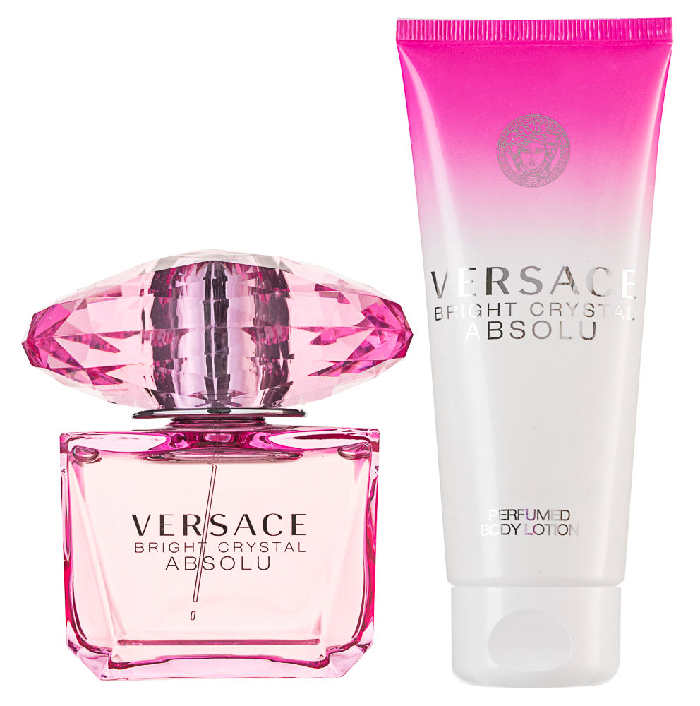 Versace Bright Crystal Absolu EDP Geschenkset EDP 90 ml + 100 ml Körperlotion 