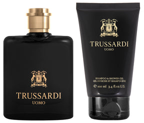 Trussardi Uomo 2011 EDT Geschenkset EDT 100 ml + 100 ml Duschgel + Tasche