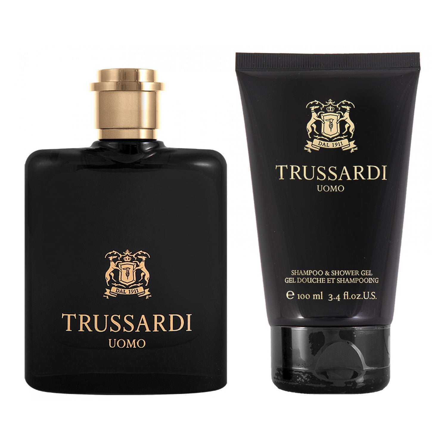 Trussardi Uomo 2011 EDT Geschenkset EDT 100 ml + 100 ml Duschgel + Tasche
