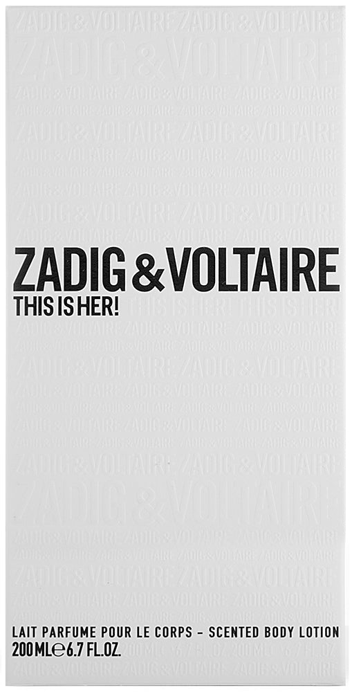 Zadig & Voltaire This is Her Körperlotion 200 ml