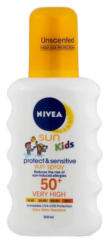 Nivea Sun Kids Protect & Sensitive Sun Spray 50+ 200 ml