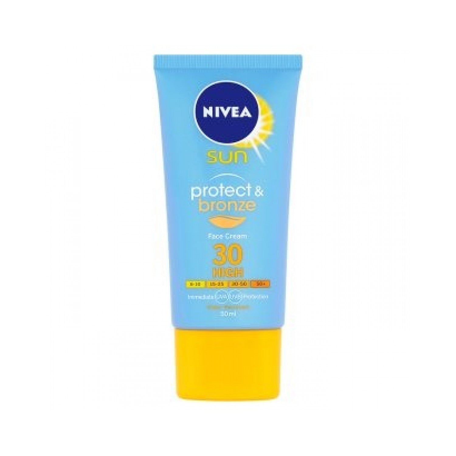 Nivea Sun Protect & Bronze Sun Cream SPF 30 50 ml