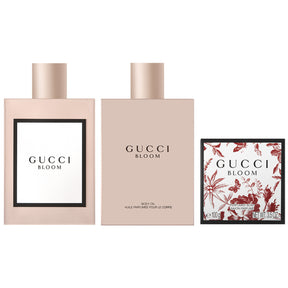 Gucci Gucci Bloom Eau de Parfum Set 100 ml + 100 ml Körperöl + Seife