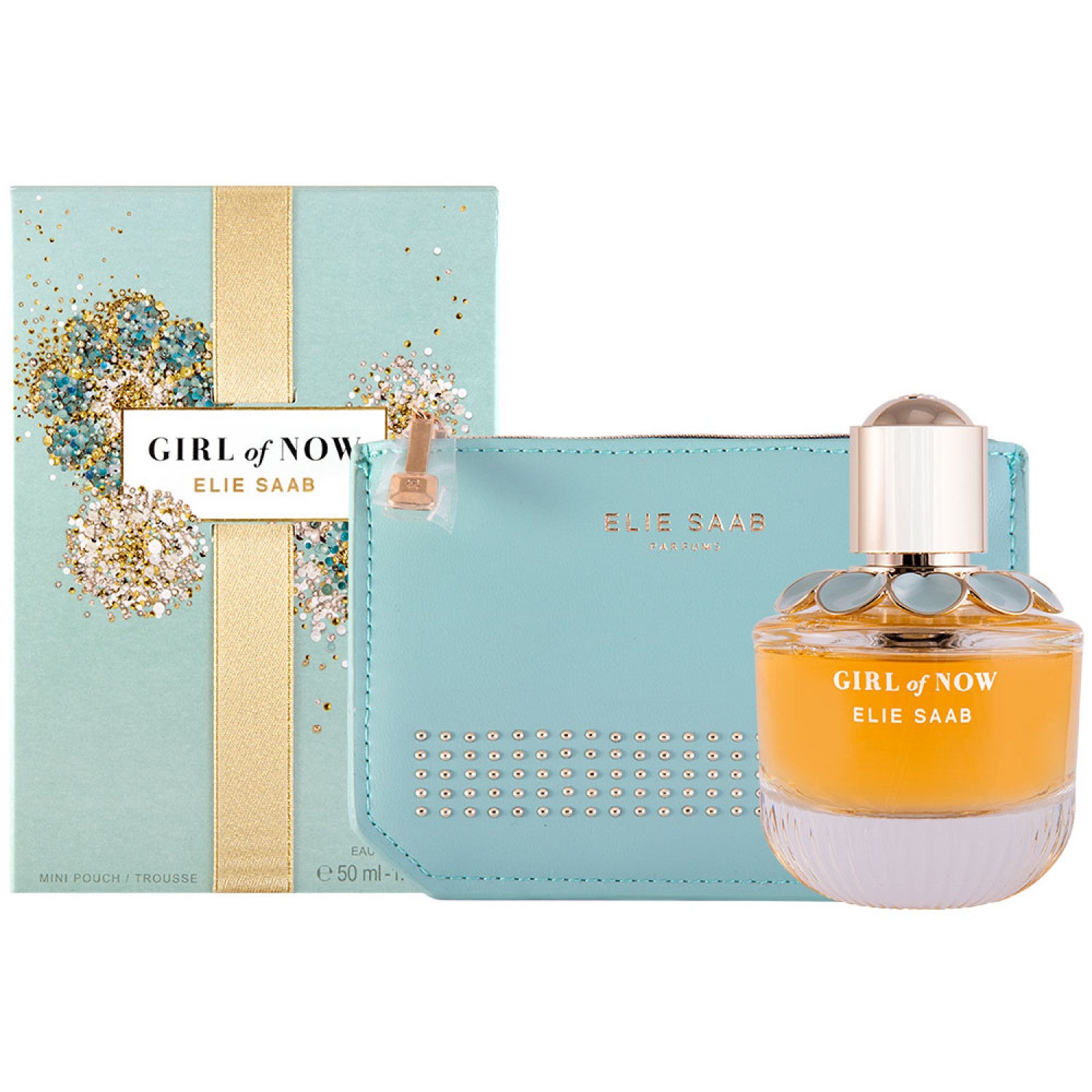 Elie Saab Girl of Now EDP Geschenkset EDP 50 ml + Pouch