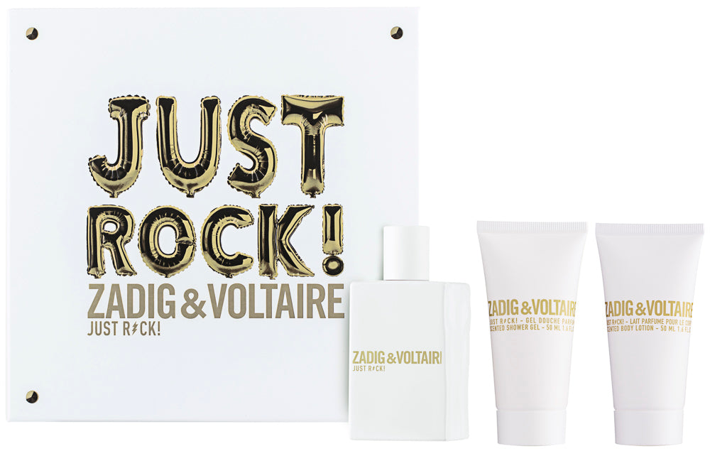 Zadig & Voltaire Just Rock! for Her EDP Geschenkset EDP 50 ml + 50 ml Körperlotion + 50 ml Duschgel