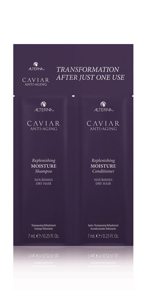 Alterna Caviar Replenishing Moisture Duo Haarpflegeset 7 ml  Shampoo + 7 ml Conditioner