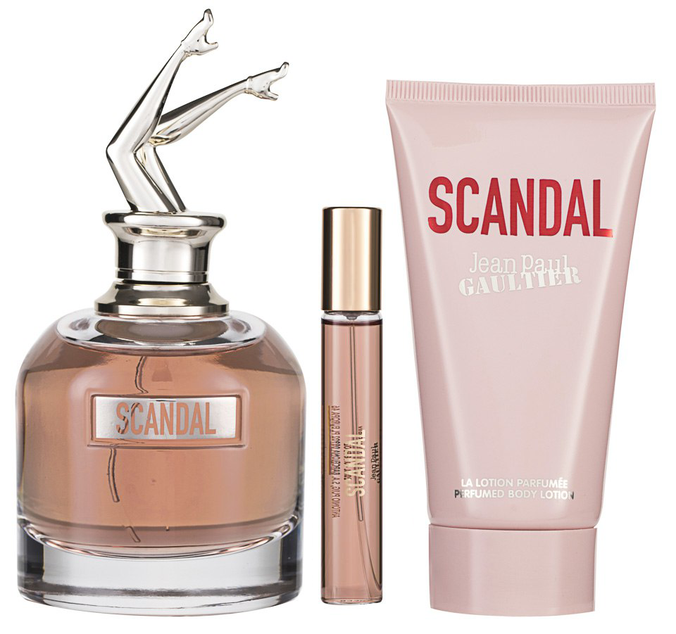 Jean Paul Gaultier Scandal Eau de Parfum Set 80 ml + 10 ml + 75 ml Körperlotion
