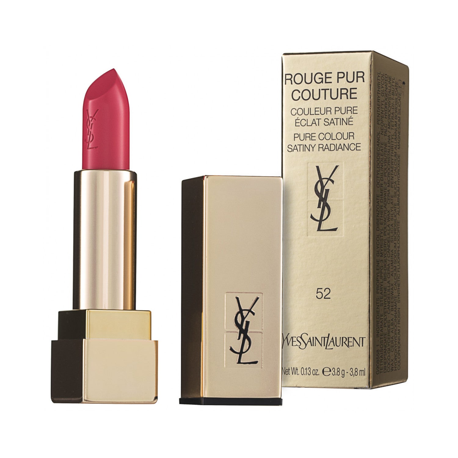 Yves Saint Laurent Rouge Pur Couture 4 g / 52 Rosy Coral